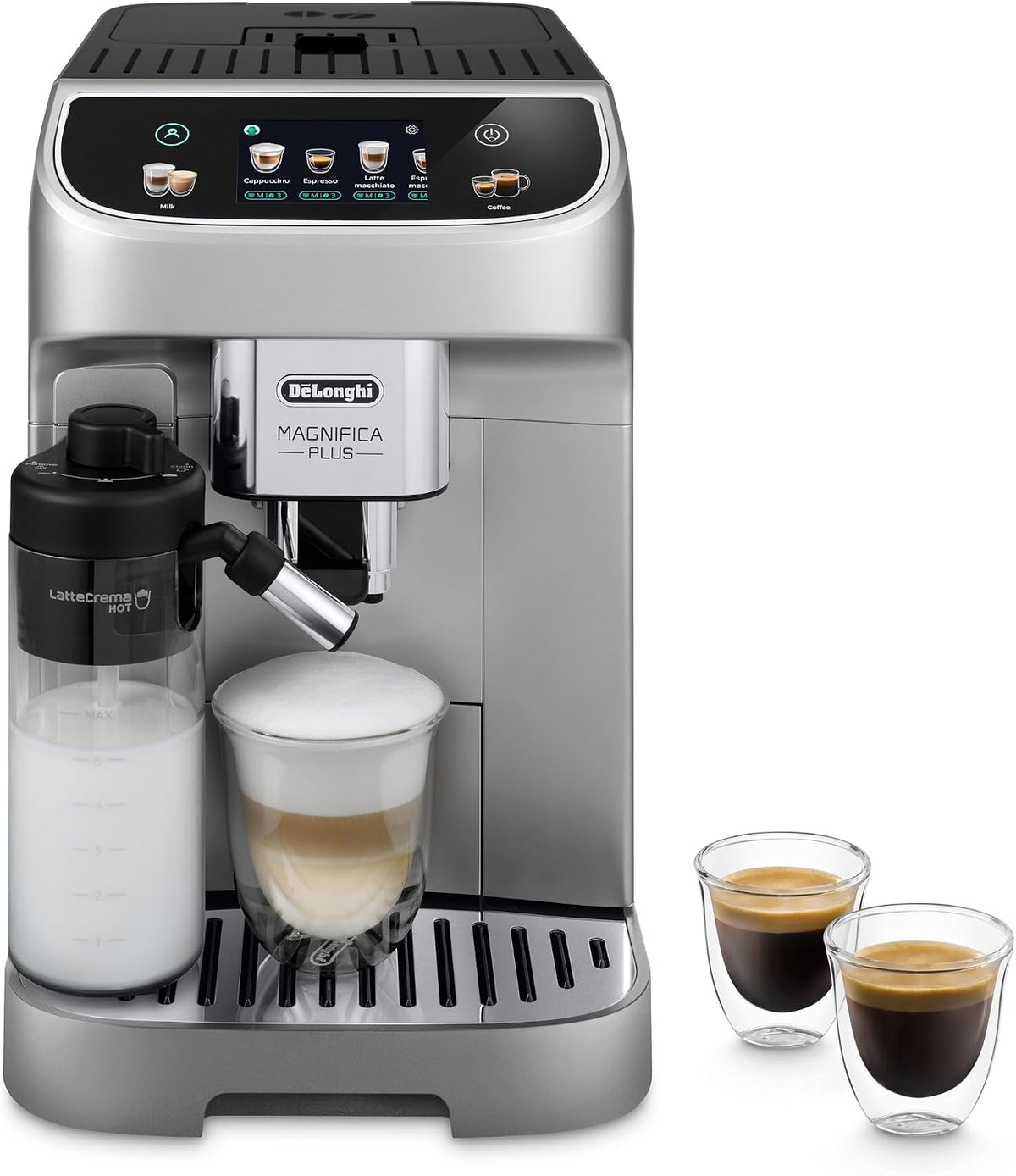De'Longhi Magnifica Plus ECAM320.70.SB Fully Automatic Coffee Machine – Silver/Black - Excellent Condition
