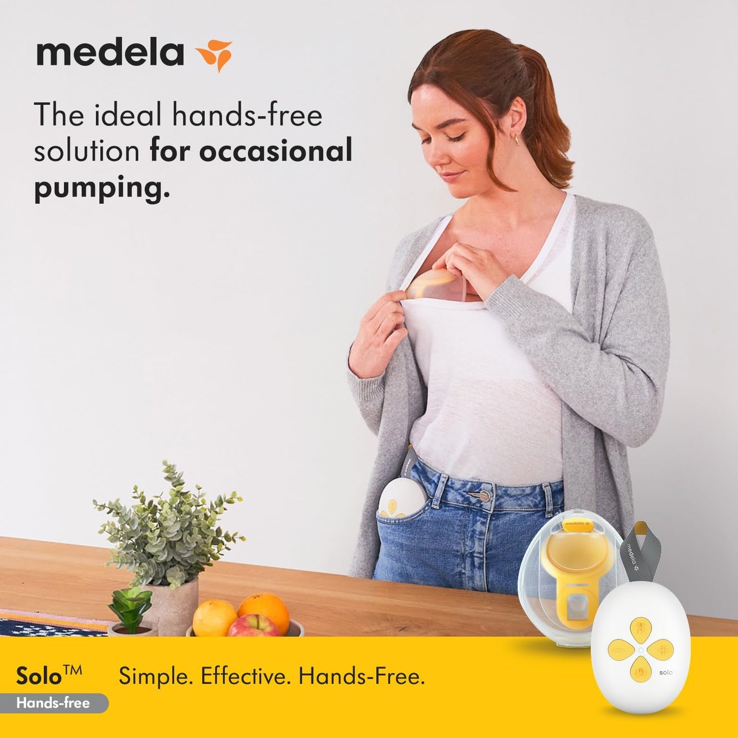 Medela Solo Hands-Free Single Electric Breast Pump Lightweight & Compact - Good Condition