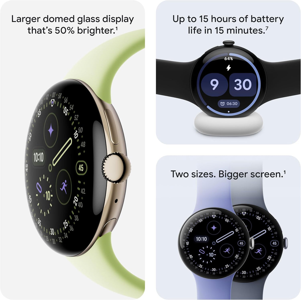 Google Pixel Watch 4 45mm WiFi – Moonstone - New Condition