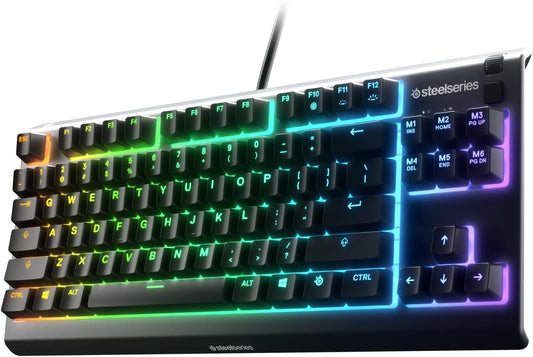 SteelSeries Apex 3 TKL RGB Gaming Keyboard Tenkeyless - New Condition