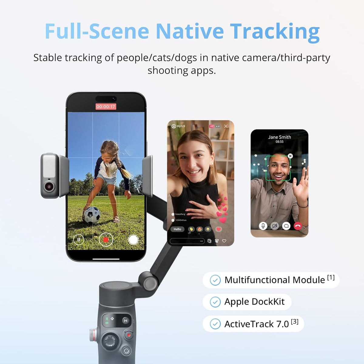 DJI Osmo Mobile 8P Gimbal Stabilizer for iPhone & Android - Excellent Condition