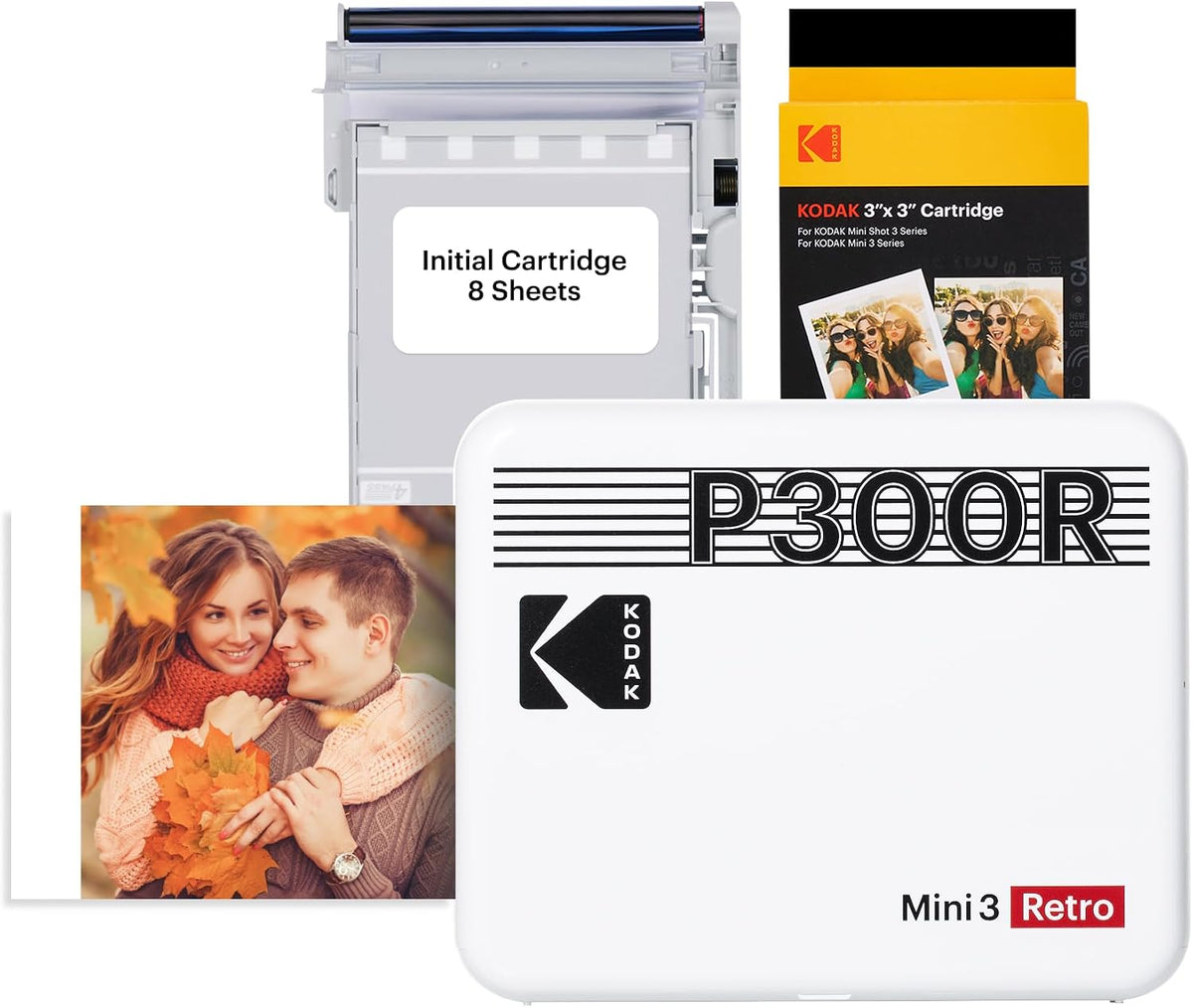 KODAK Mini 3 Retro Instant Photo Printer Bundle Black - New Condition