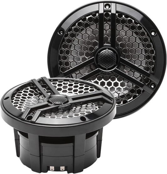 Skar Audio SK65MB 6.5" 2-Way Marine Coaxial Speakers 320W Pair - New Condition