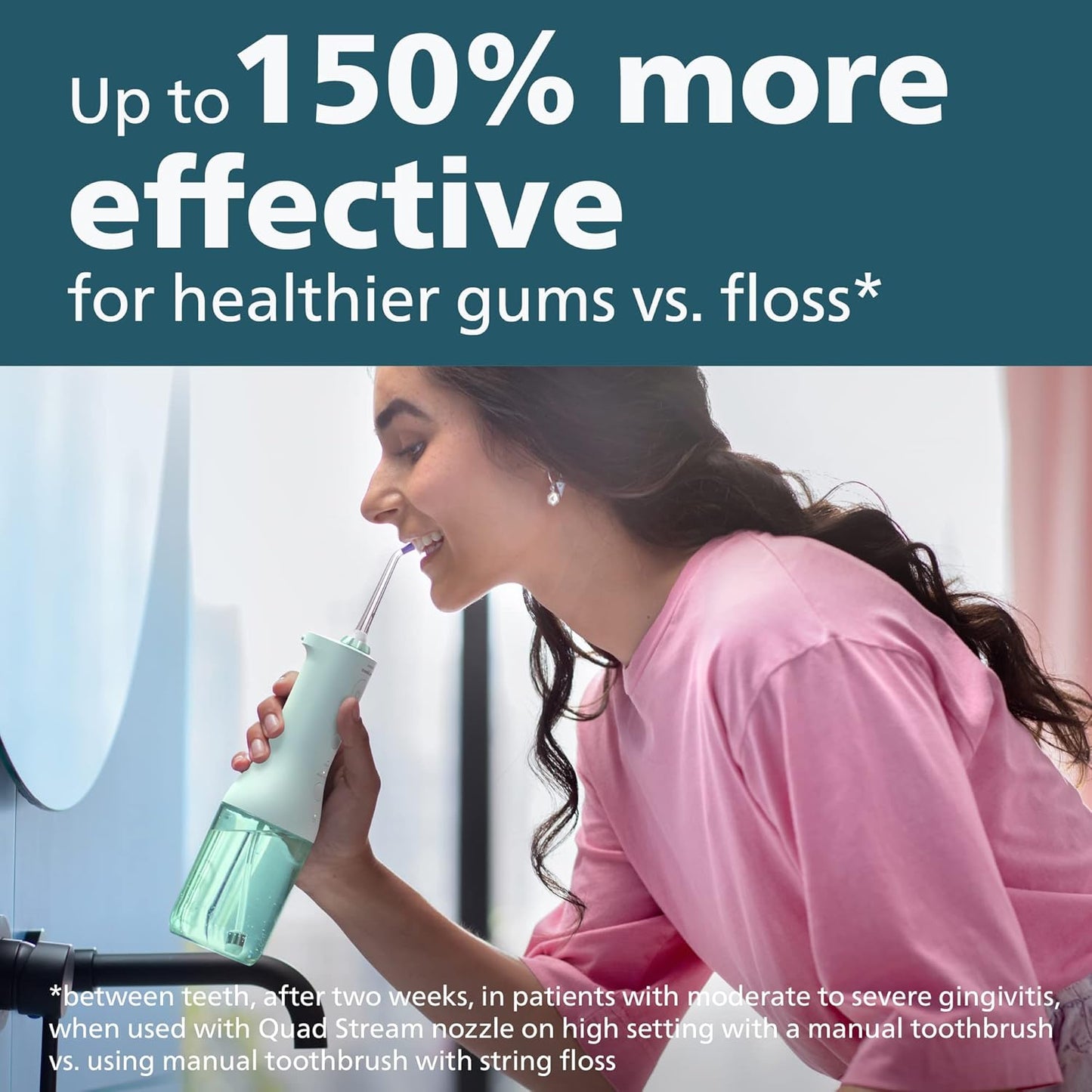 Philips Sonicare Power Flosser 3000 Cordless Oral Irrigator – Mint - New Condition