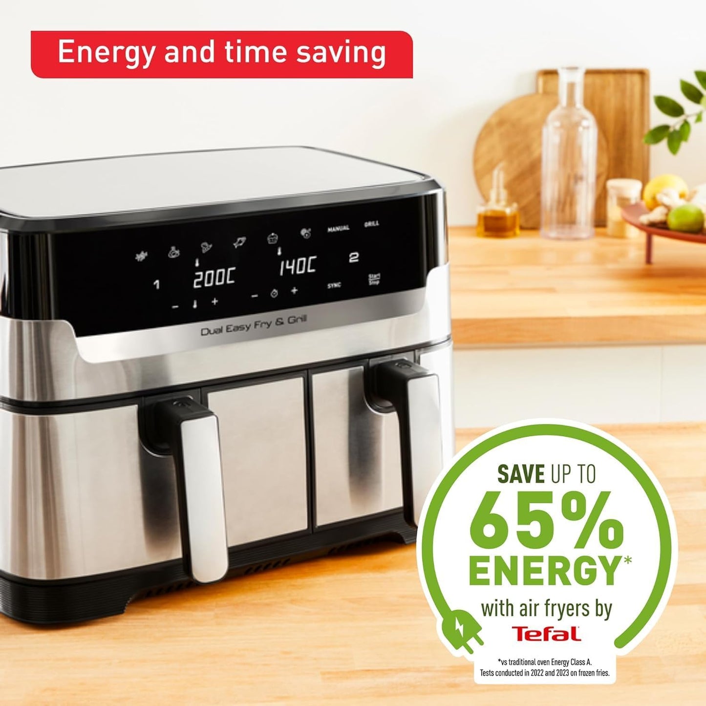 Tefal Dual Easy Fry & Grill Deluxe XXL 8.3L Air Fryer - Excellent Condition