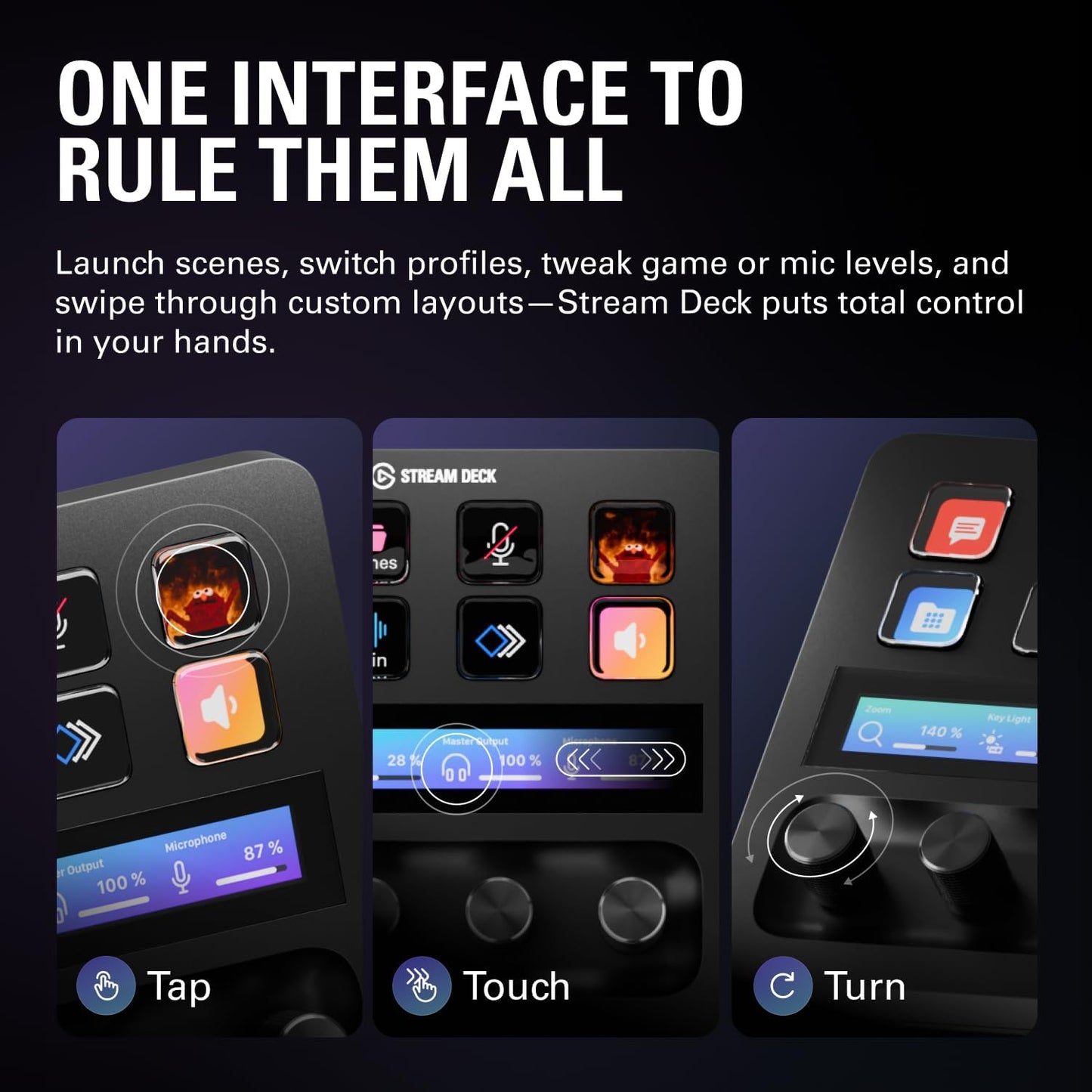 Elgato Stream Deck + XLR Audio Mixer & Studio Controller - New Condition