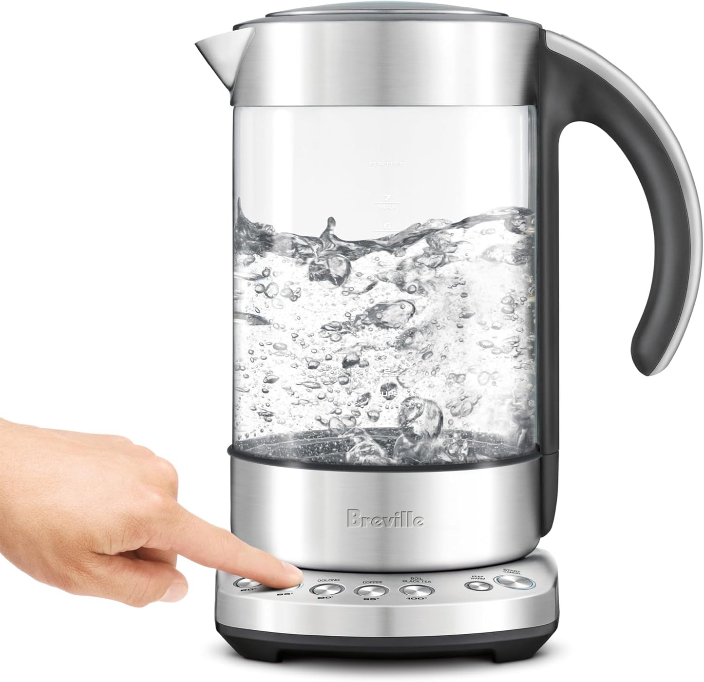 Breville The Smart Kettle Clear Glass Electric Kettle - New Condition