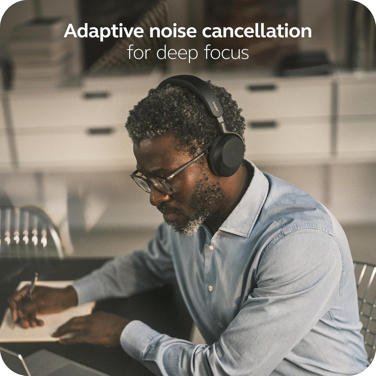 Jabra Evolve3 75 Wireless Noise Cancelling Headset with Teams USB-C - New Condition