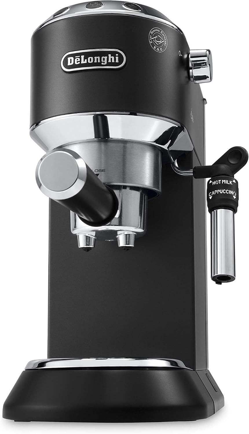 De'Longhi Dedica EC685BK Pump Espresso Coffee Machine Black - New Condition