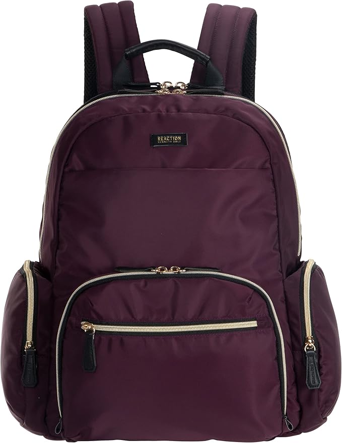 Kenneth Cole Reaction Sophie Women's Silky Nylon 15.0" Laptop & Tablet Anti-Theft RFID Backpack - New Condition
