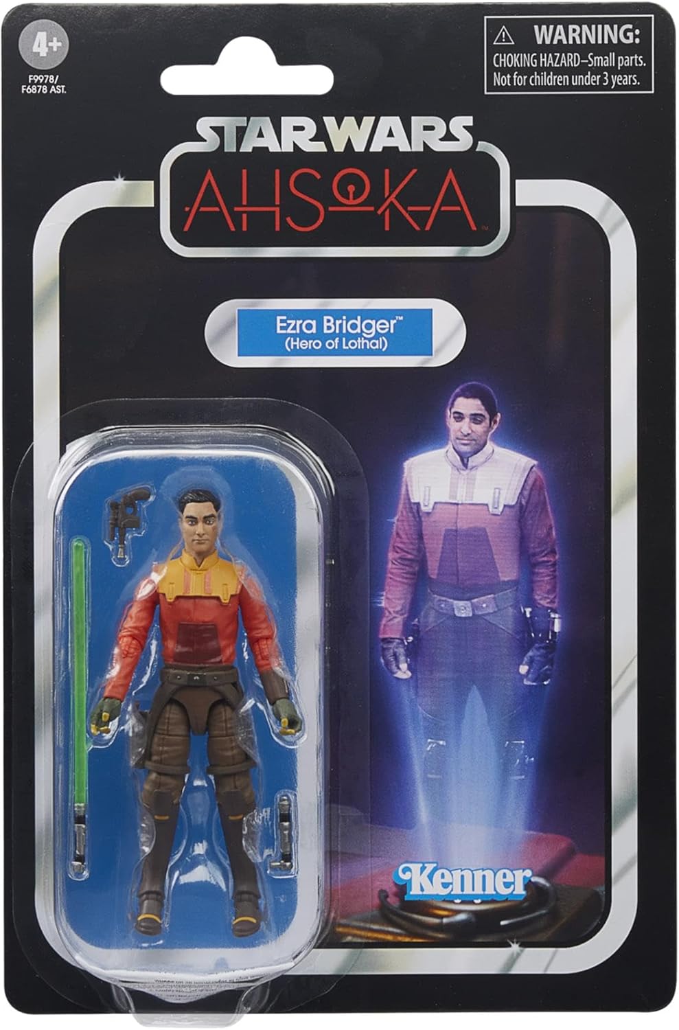 STAR WARS The Vintage Collection Ezra Bridger (Hero of Lothal), Ahsoka 3.75 Inch Collectible Action Figure  - New Condition