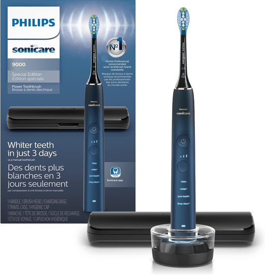 Philips Sonicare DiamondClean 9000 Rechargeable Sonic Electric Toothbrush – Navy - New Condition