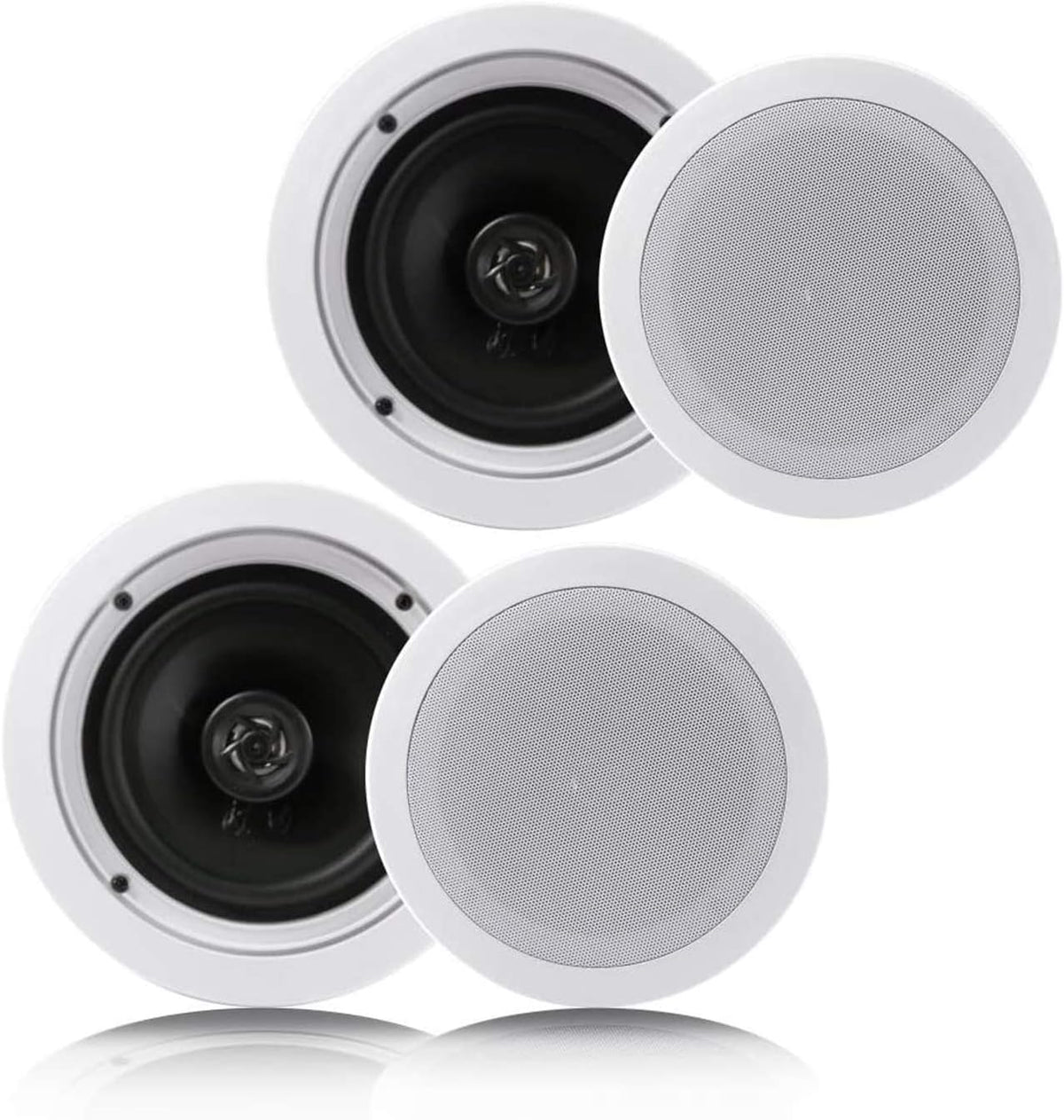 Pyle 6.5" 200W 2-Way In-Ceiling & In-Wall Speakers Pair - New Condition