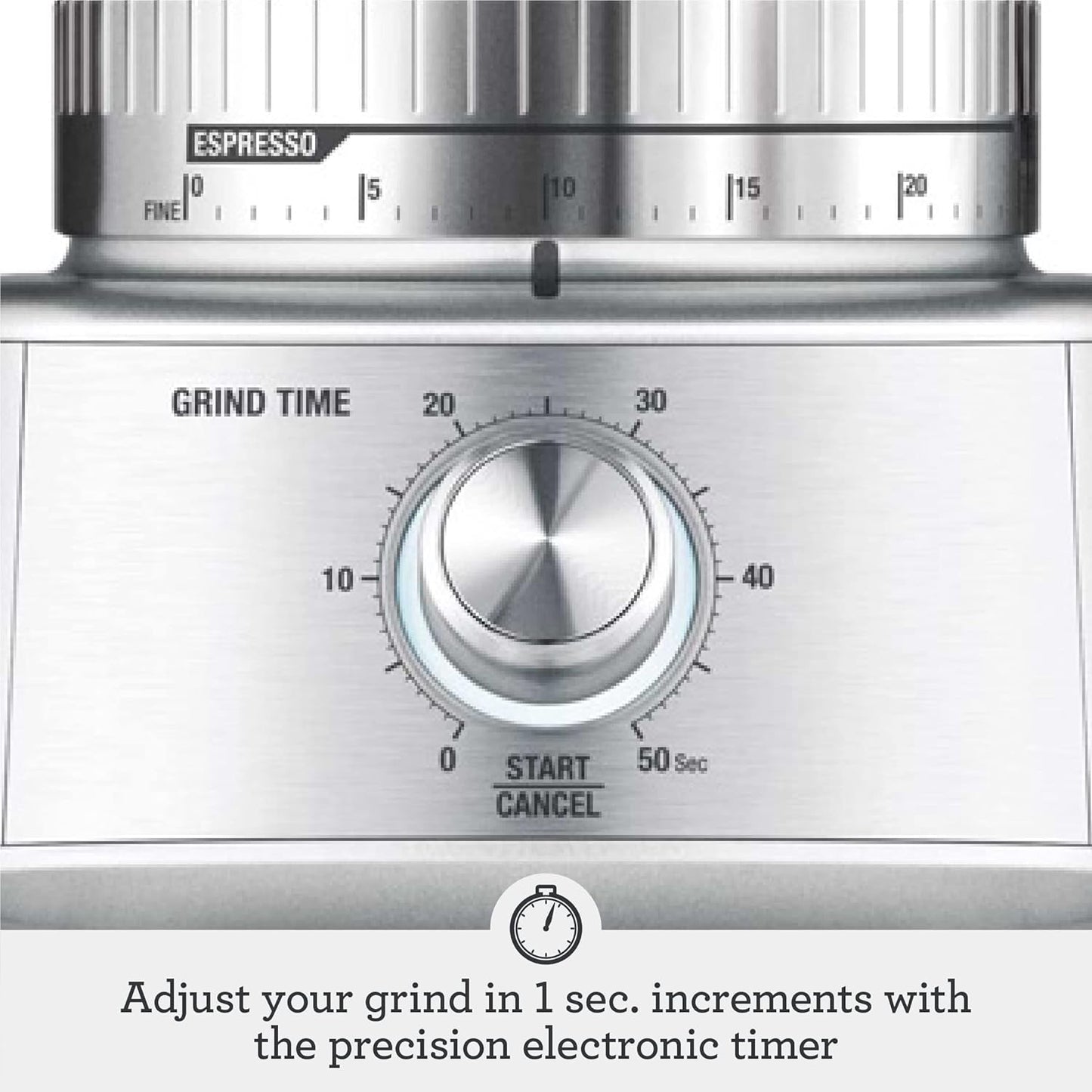 Breville the Dose Control Pro Coffee Grinder, Brushed Stainless Steel - Good Condition