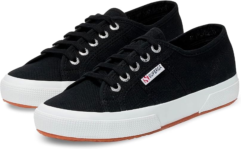 Superga 2750 Cotu Classic 2025 Unisex Sneakers – Black/White (US M5 / W6.5) - New Condition