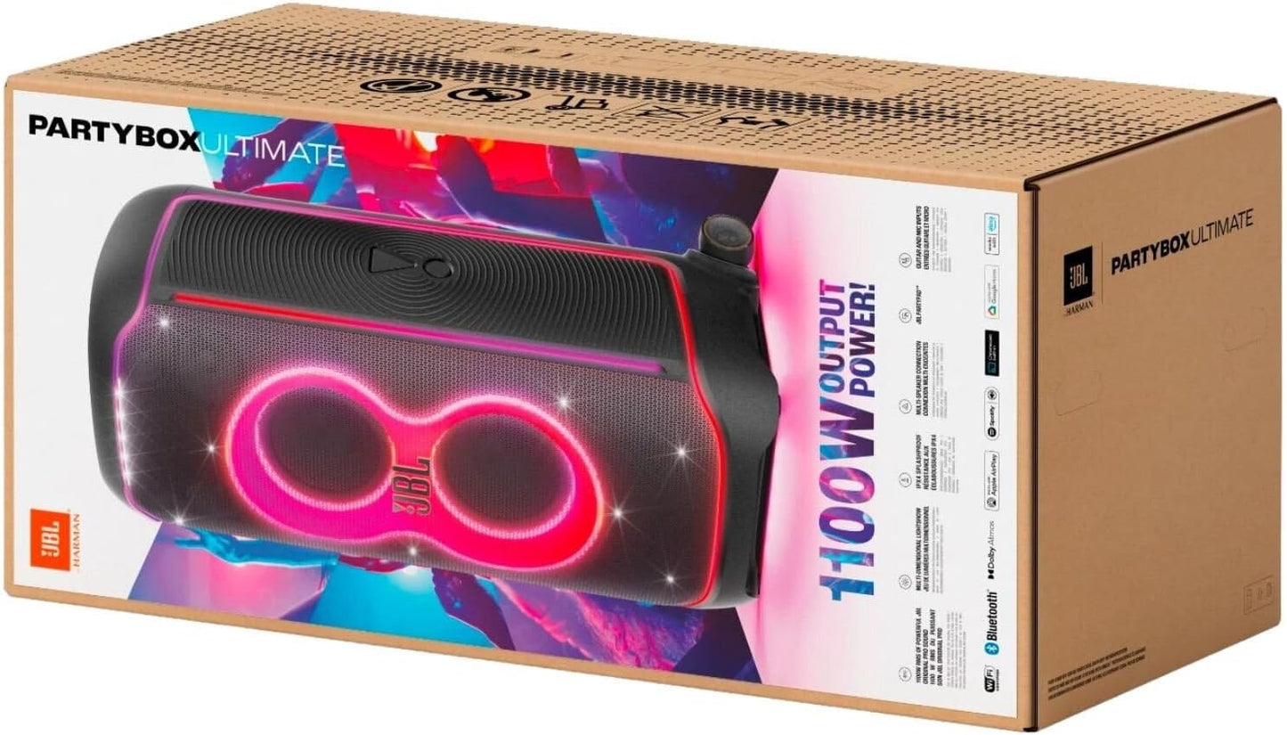 JBL PartyBox Ultimate Party Speaker with Lightshow – Black - New Condition