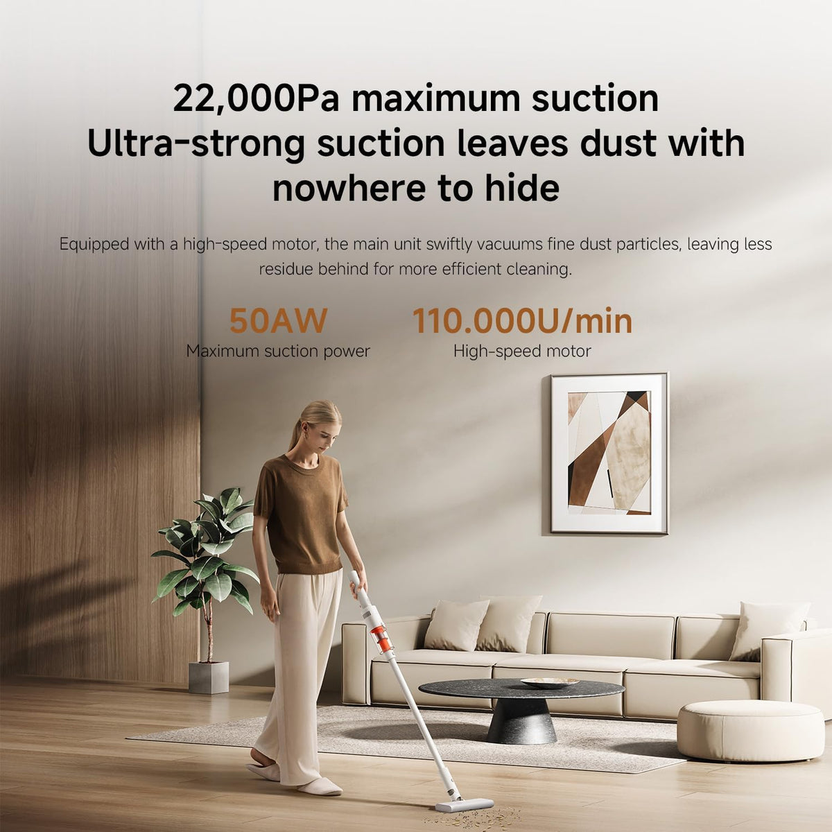 Xiaomi P30 Cordless Vacuum Cleaner – 22000Pa Suction, 40-Minute Runtime, Lightweight Design - Excellent Condition
