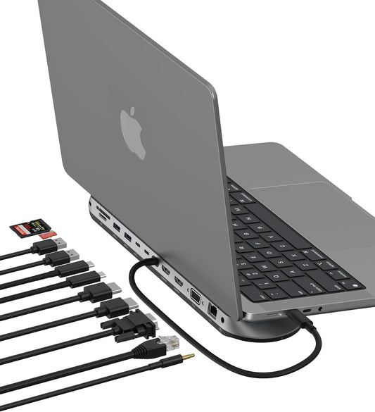 Belkin Connect 11-in-1 Universal USB-C Pro Dock w/ 3-Monitor Support, Silicon Motion Technology - New Condition