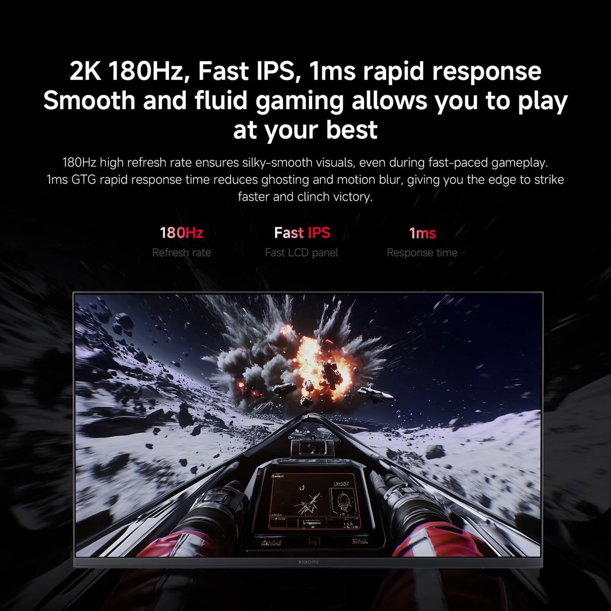 Xiaomi G Pro 27Qi 2026 Gaming Monitor – 27-inch 2K Mini-LED, 180Hz - Excellent Condition