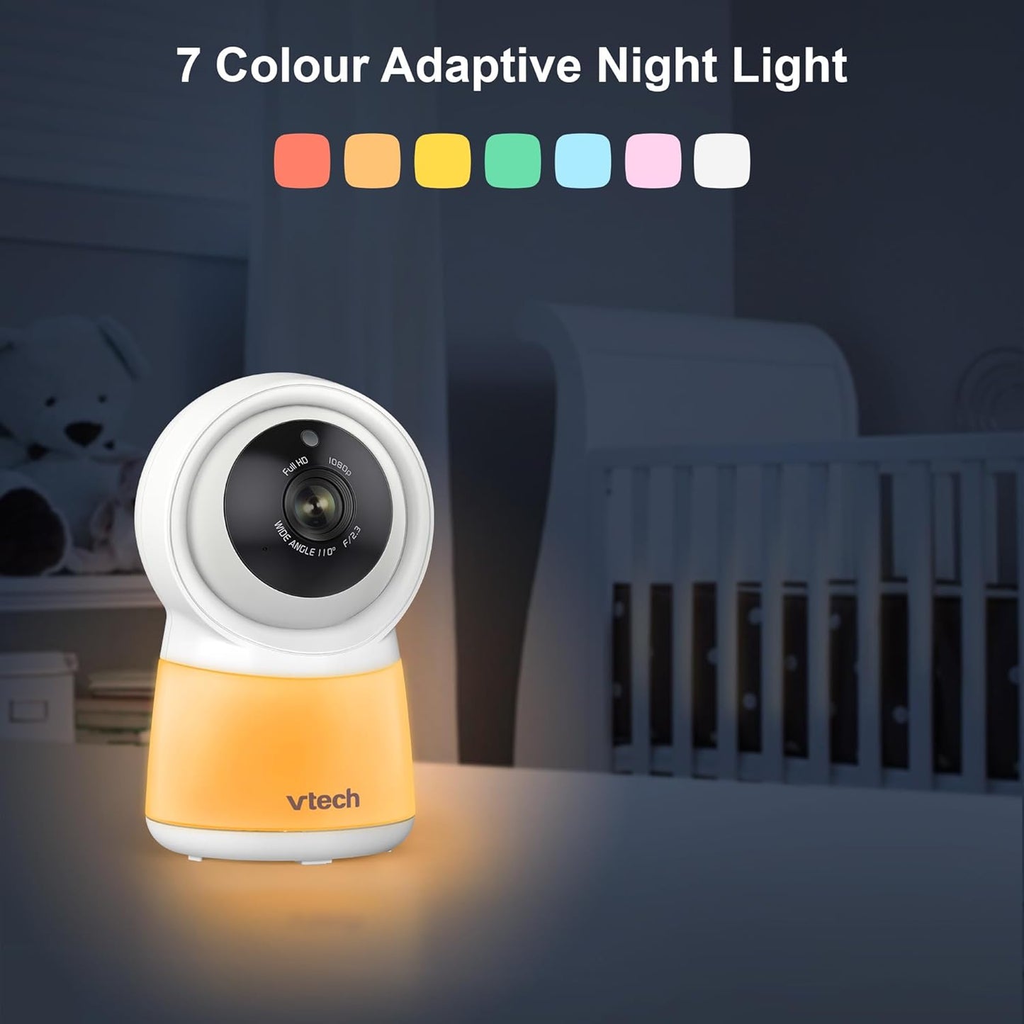 VTech RM5754HDV2 5” Smart HD Video Baby Monitor - New Condition
