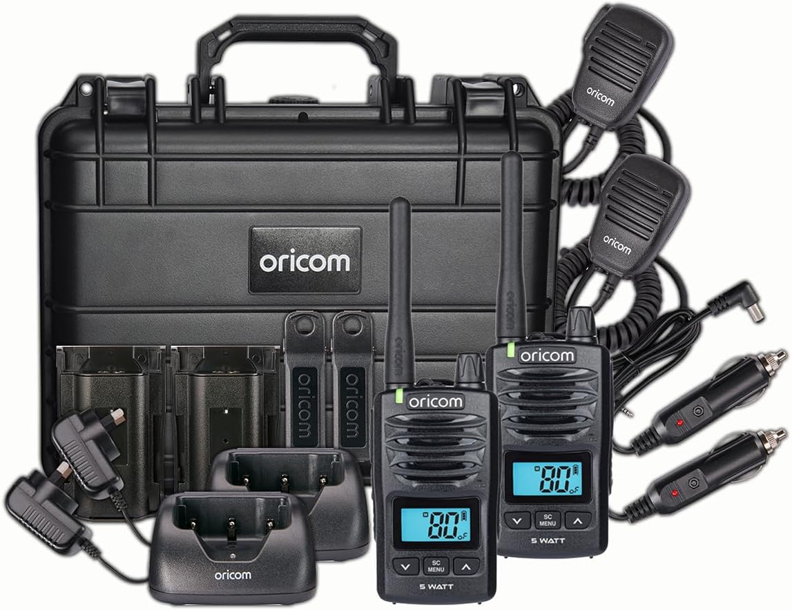 Oricom Trade Bundle Pack 5W IP67 Waterproof UHF CB Radio - New Condition