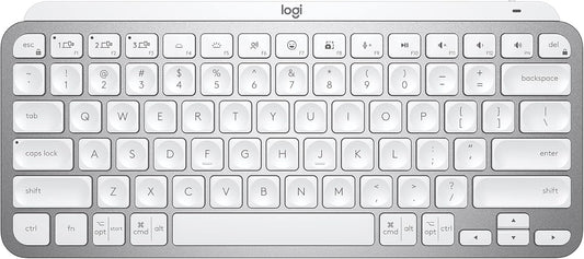 Logitech MX Keys Mini Wireless Illuminated Keyboard for Mac, Pale Grey - New Condition