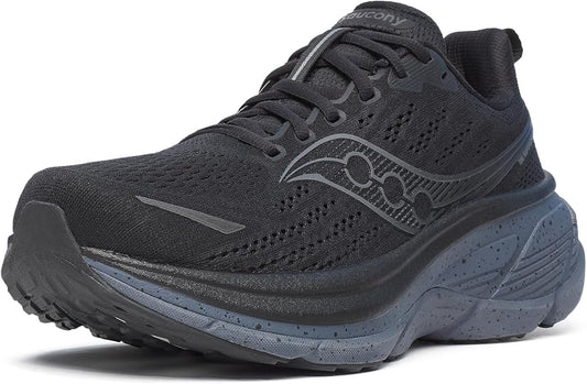 Saucony Men’s Hurricane 25 Running Shoes – Black/White, US 11 Wide - New Condition