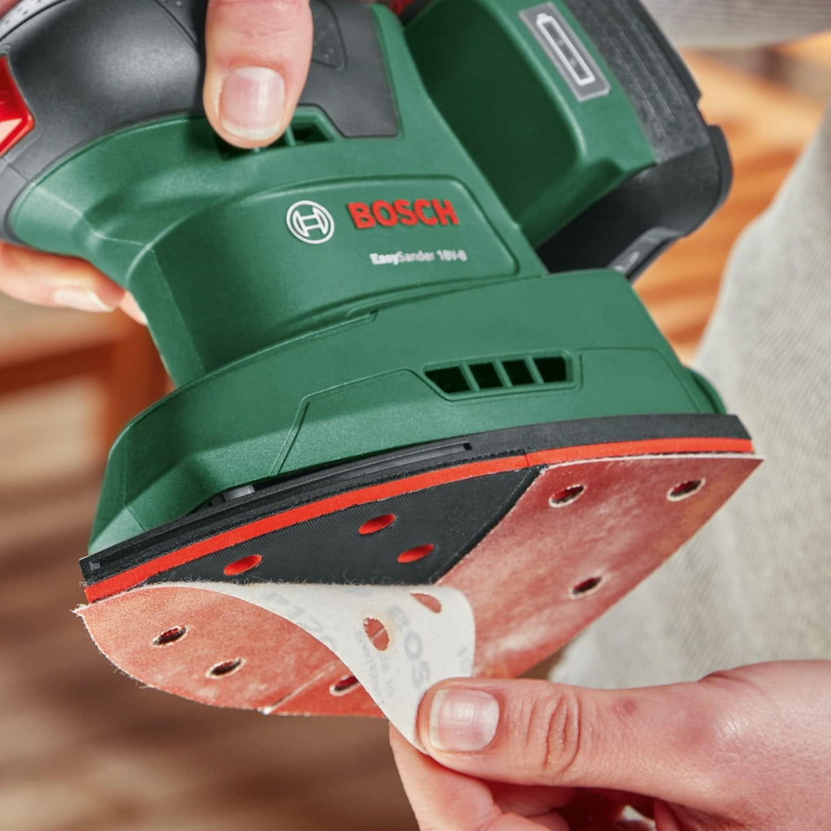 Bosch EasySander 18V-8 Cordless Multi Detail Sander – Rotatable Plate, Dust Box, Battery Not Included - Excellent Condition