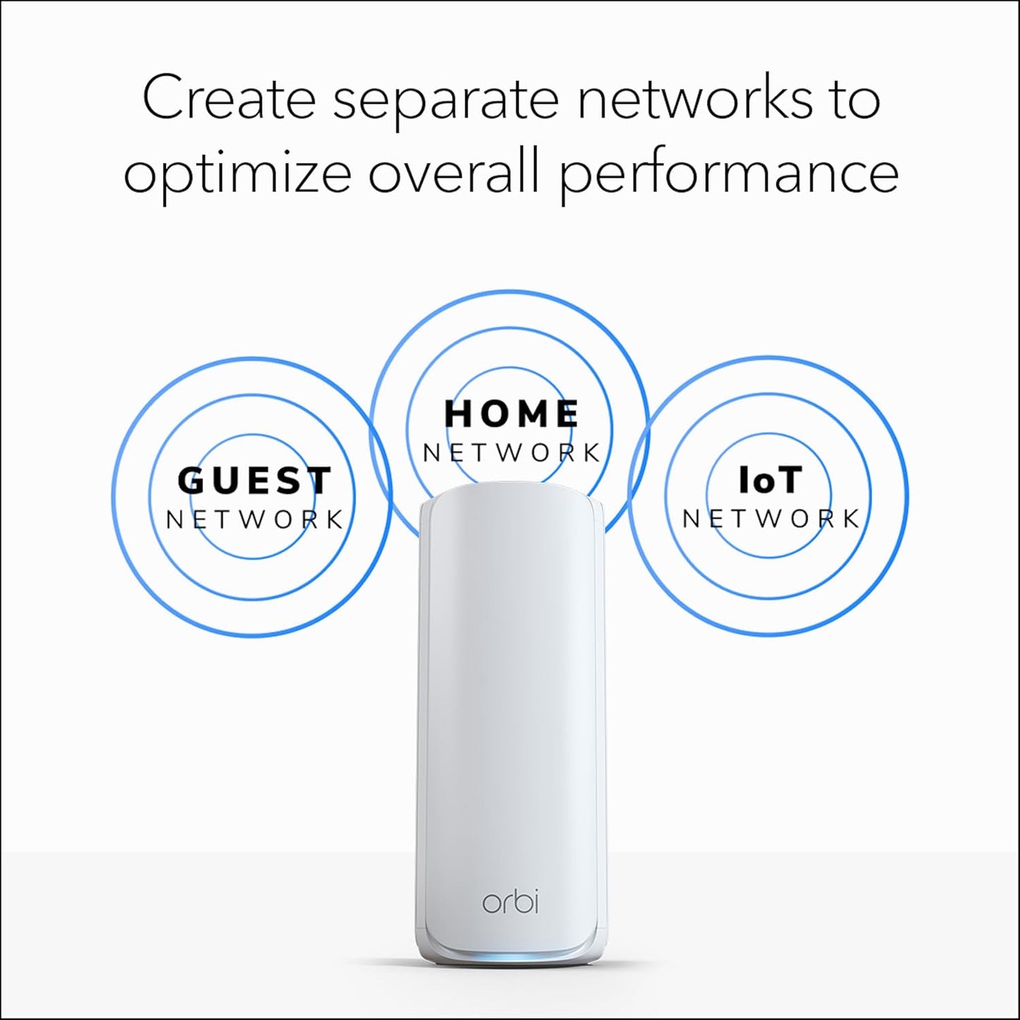 NETGEAR Orbi 770 WiFi 7 Mesh System RBE773 Router + 2 Satellites - New Condition