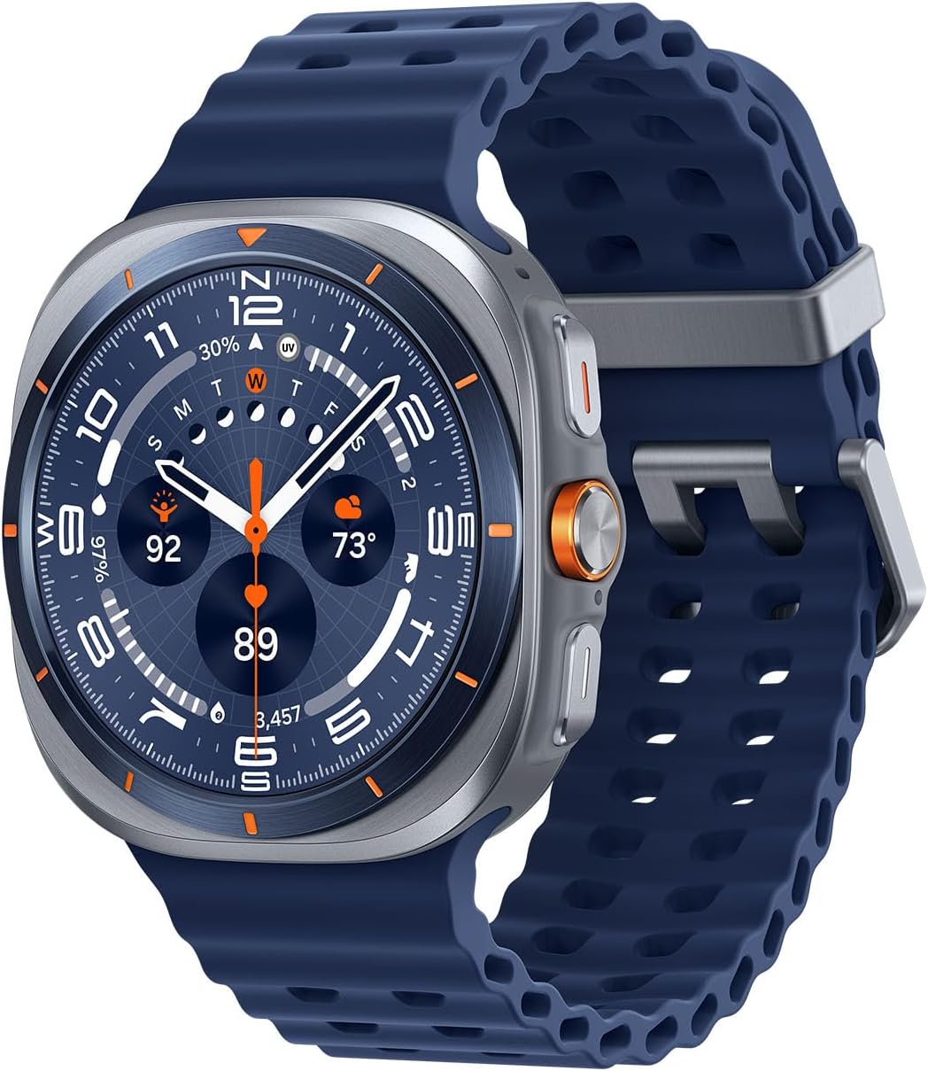 Samsung Galaxy Watch Ultra AI Smart Watch, Health Monitoring Fitness Tracking, 47mm LTE Titanium Silver - Excellent Condition