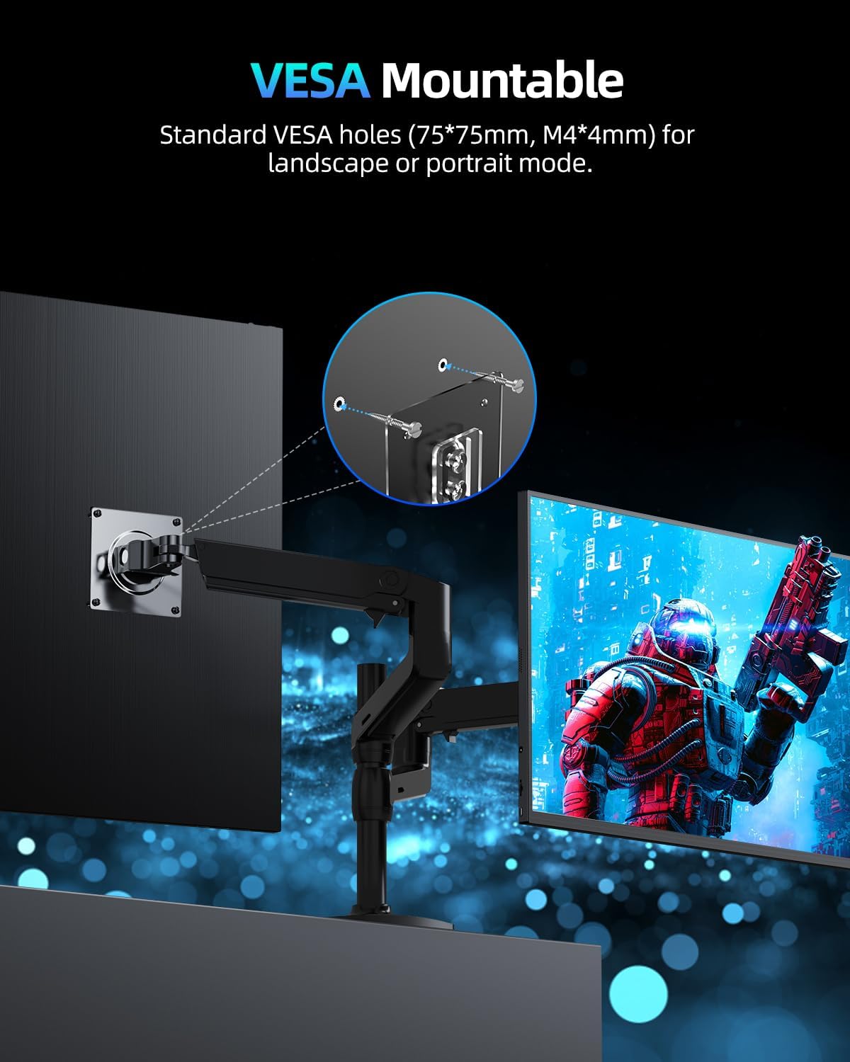 UPERFECT 18" 2K 144Hz QLED Portable Gaming Monitor - Excellent Condition
