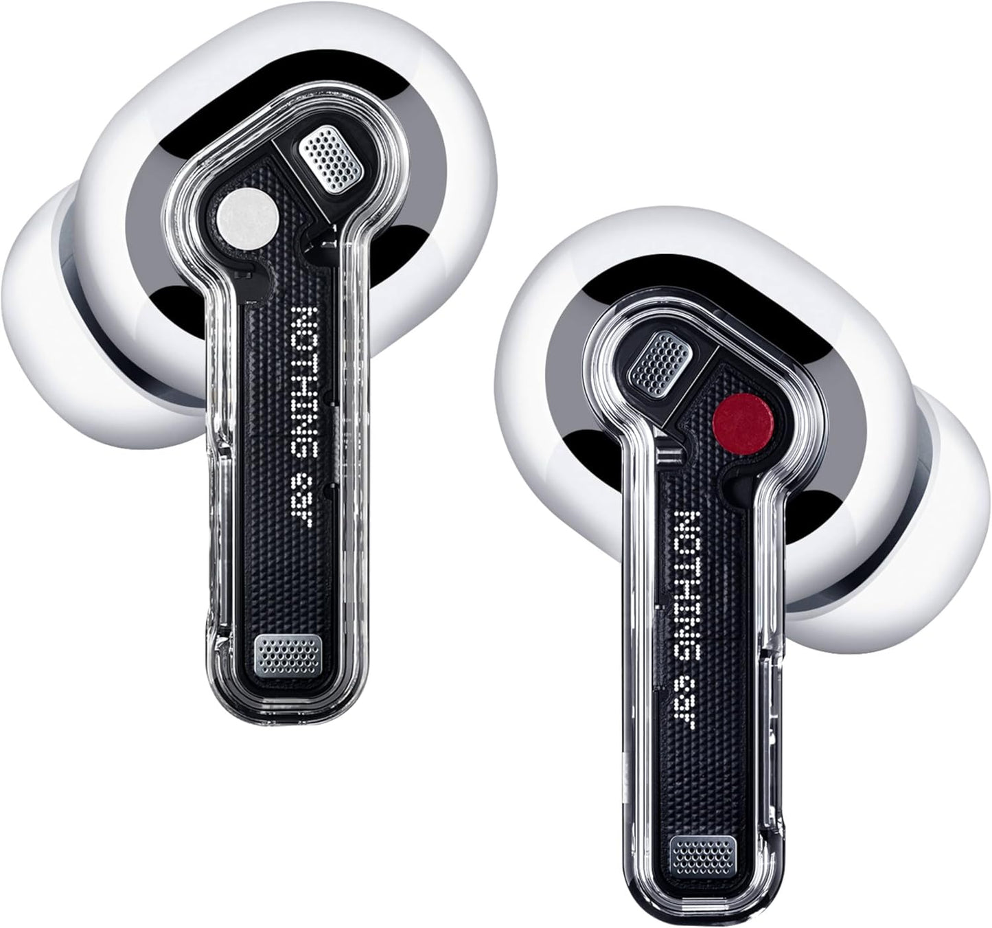 Nothing Ear Wireless Earbuds Bluetooth, 45dB Hybrid Smart ANC Earbuds, White - New Condition
