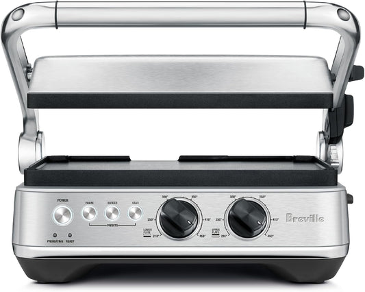 Breville BGR700BSS Sear & Press Grill – Stainless Steel, 1800W - Excellent Condition