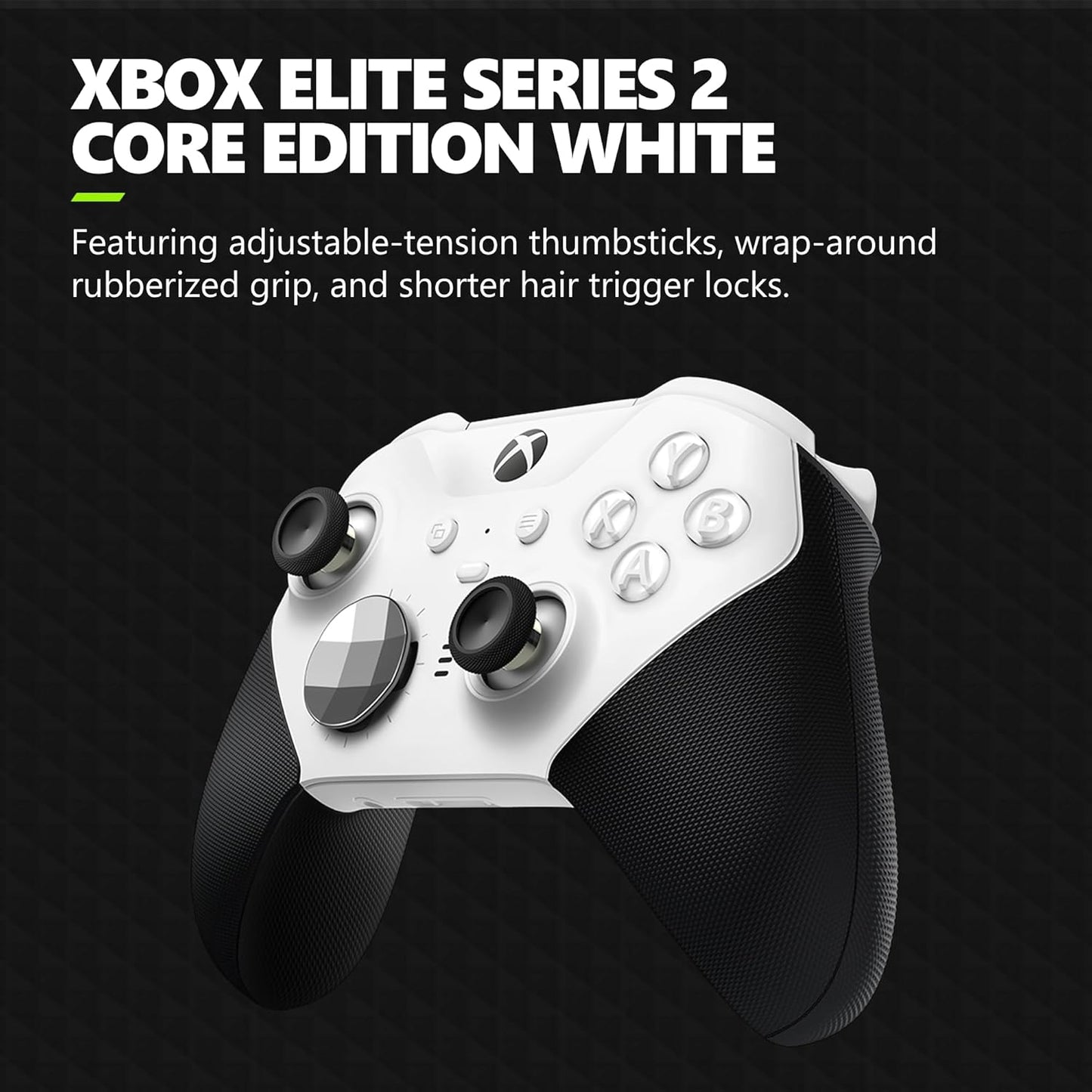 Xbox Elite Series 2 Core Wireless Controller White Xbox/PC/Mobile - Good Condition