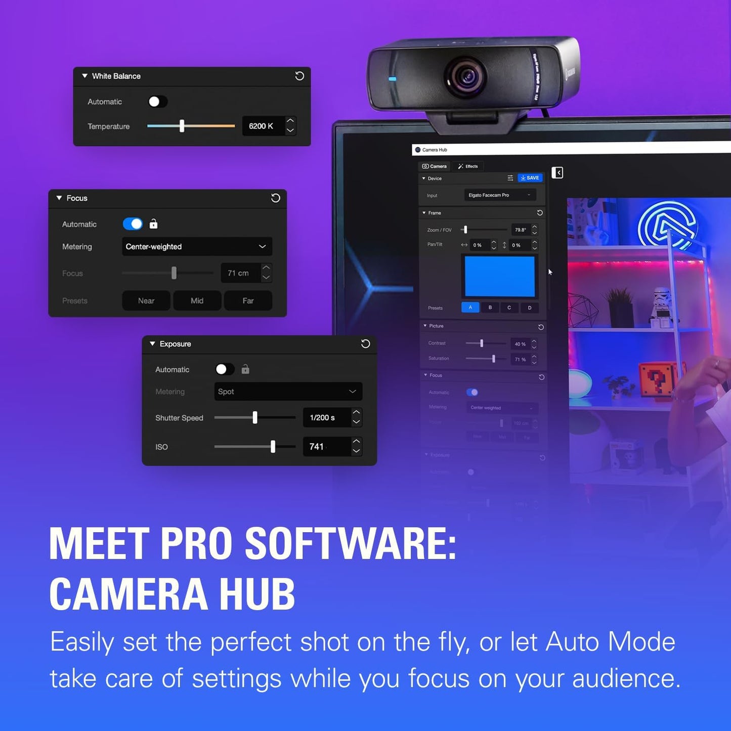 Elgato Facecam Pro 4K60 Ultra HD Webcam - Good Condition