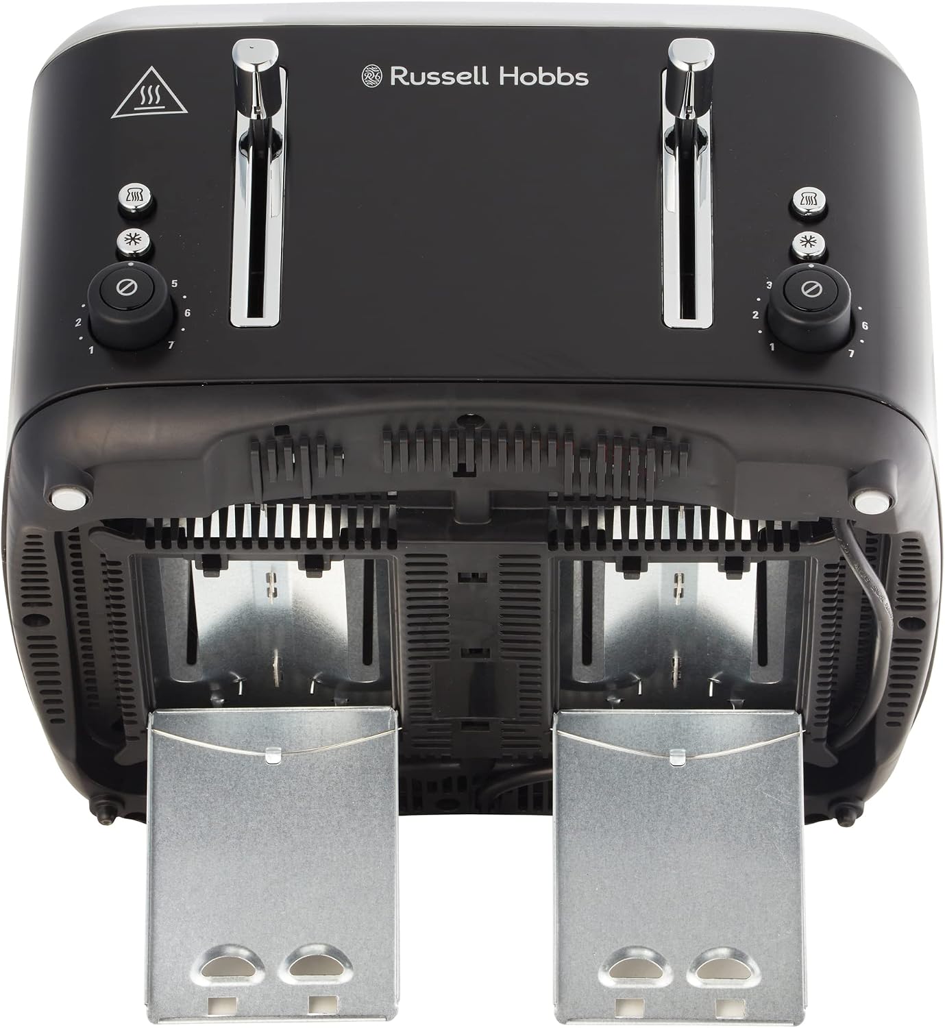 Russell Hobbs Addison RHT514BLK 4 Slice Toaster with Dual Controls - New Condition