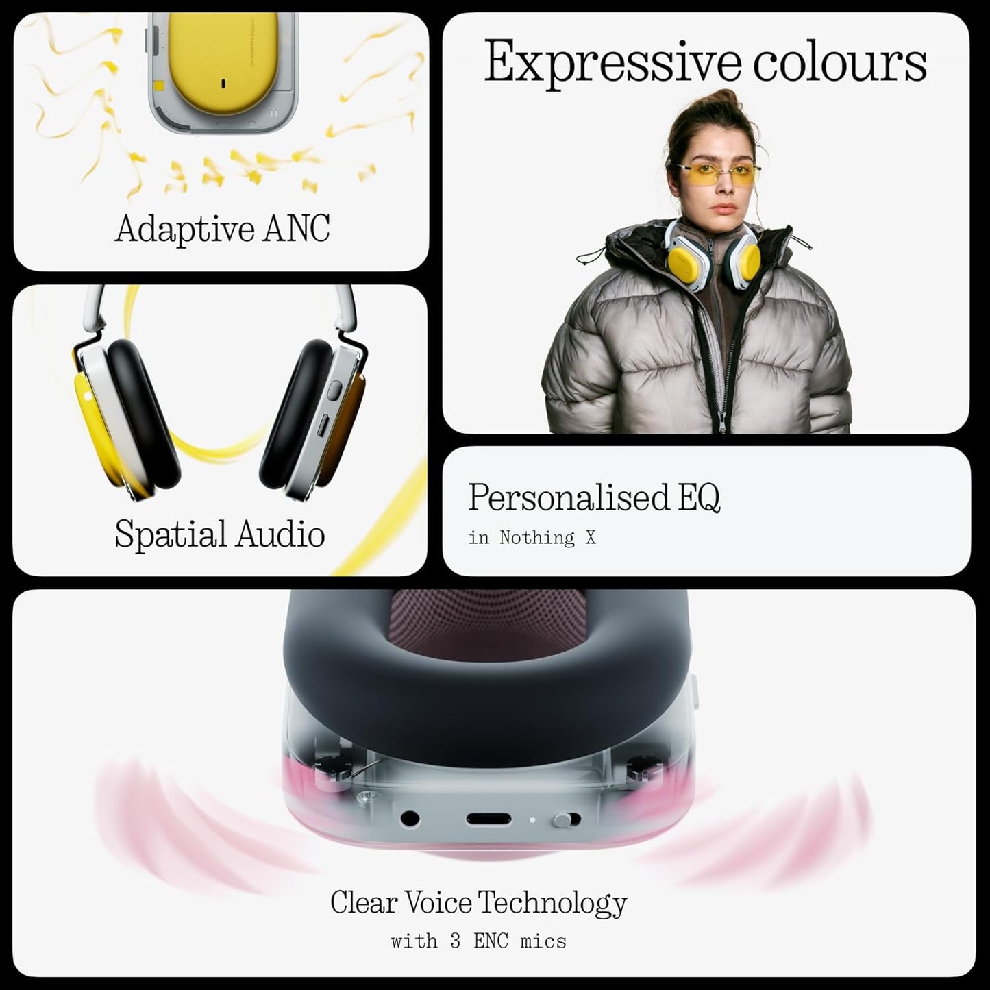 Nothing Headphone (a) 2026 Wireless Over-Ear Headphones - New Condition
