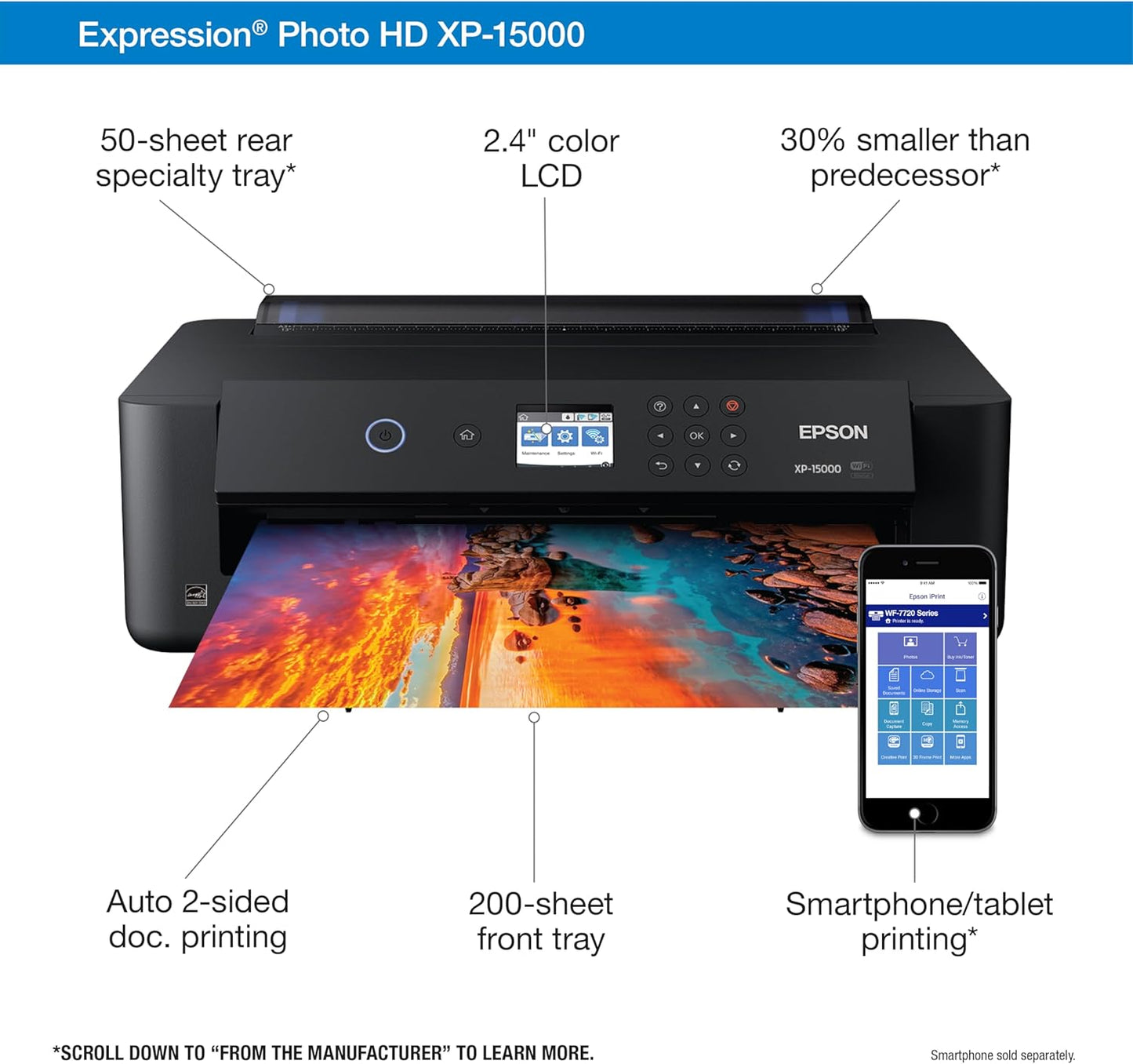 Epson Expression Photo XP-15000 A3+ Wireless Photo Printer - Excellent Condition