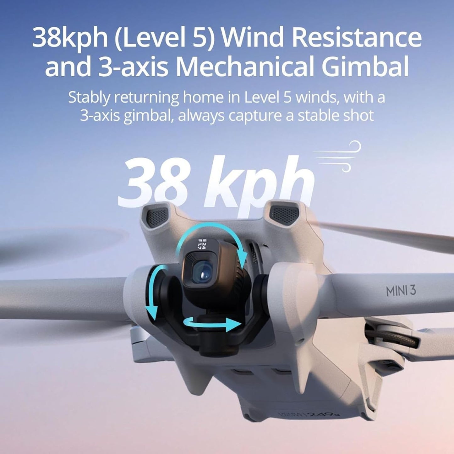 DJI Mini 3 4K Camera Drone with DJI RC – Grey - Excellent Condition