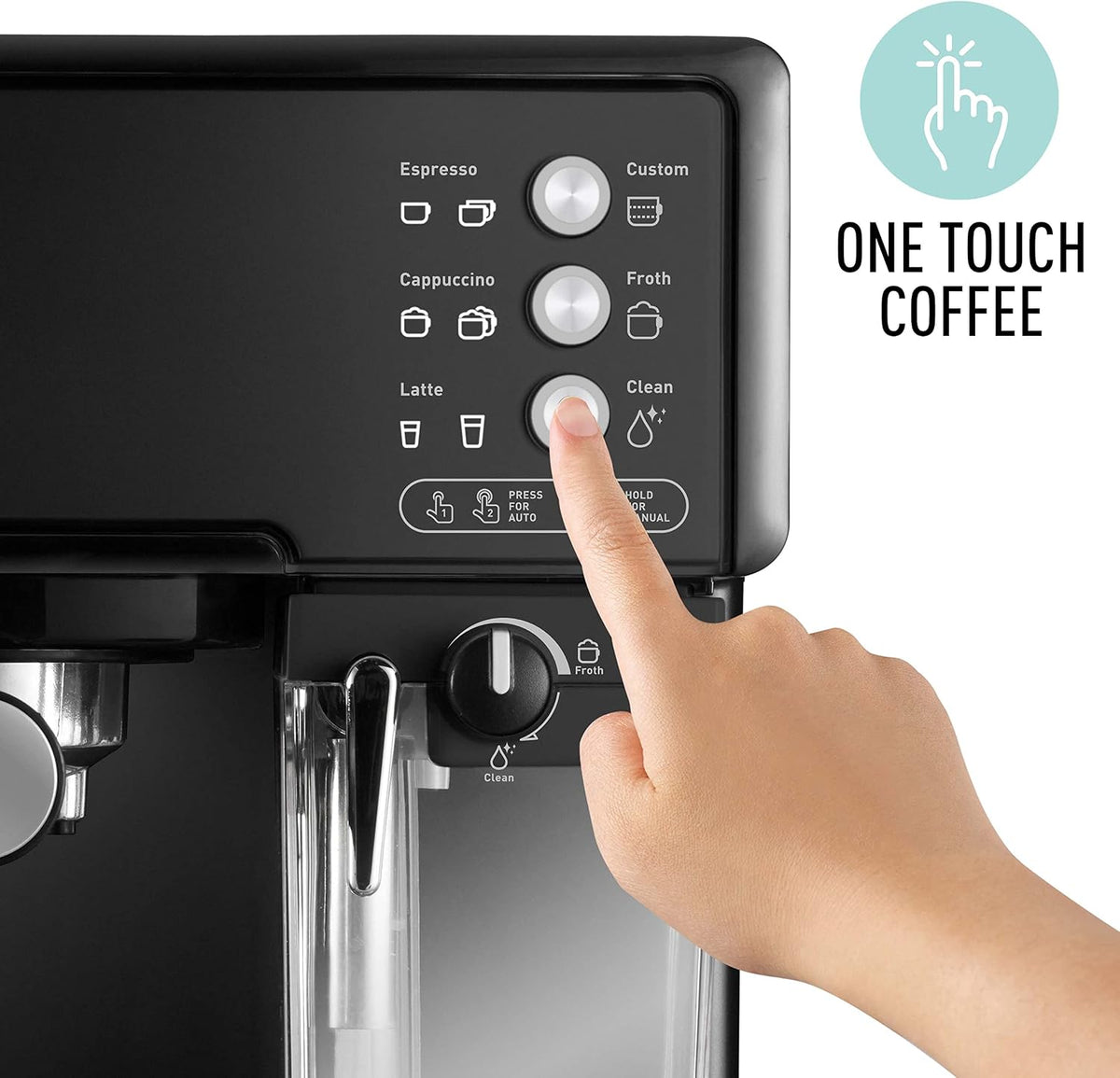 Sunbeam Café Barista Coffee Machine – 15 Bar, Automatic Milk Frother - Excellent Condition