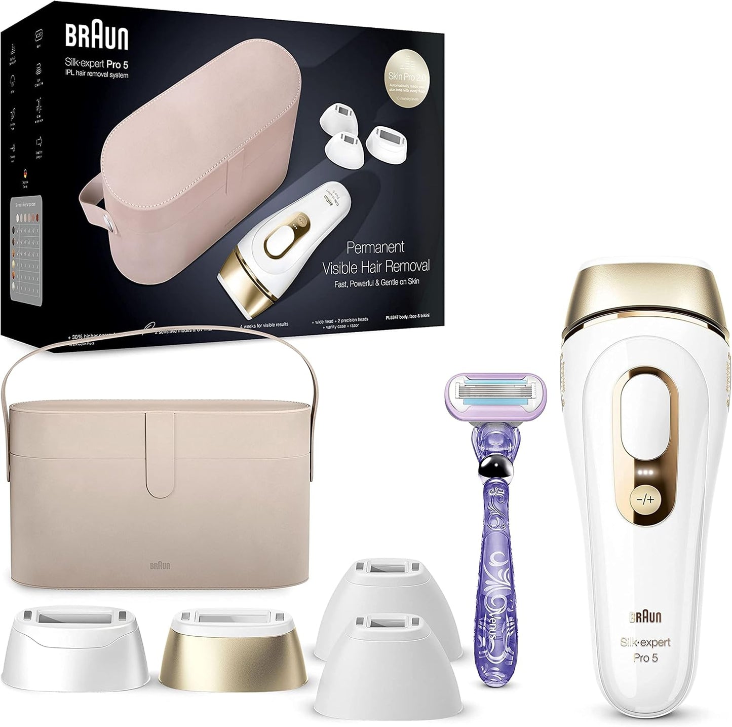 Braun Silk Expert Pro 5 PL5157 IPL Hair Removal Device for Women & Men - New Condition