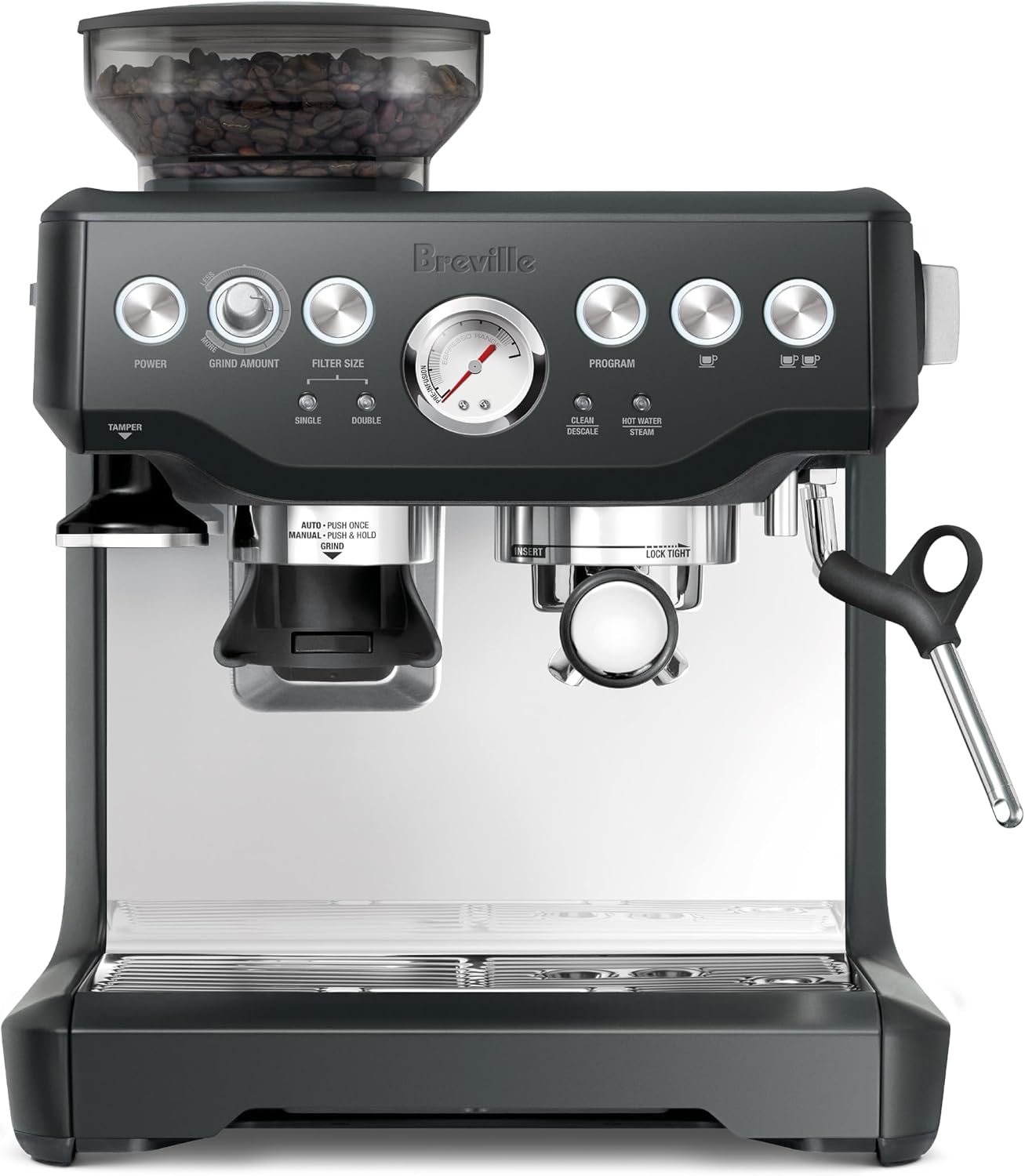 Breville Barista Express Espresso Machine Charcoal BES870CHR - Excellent Condition