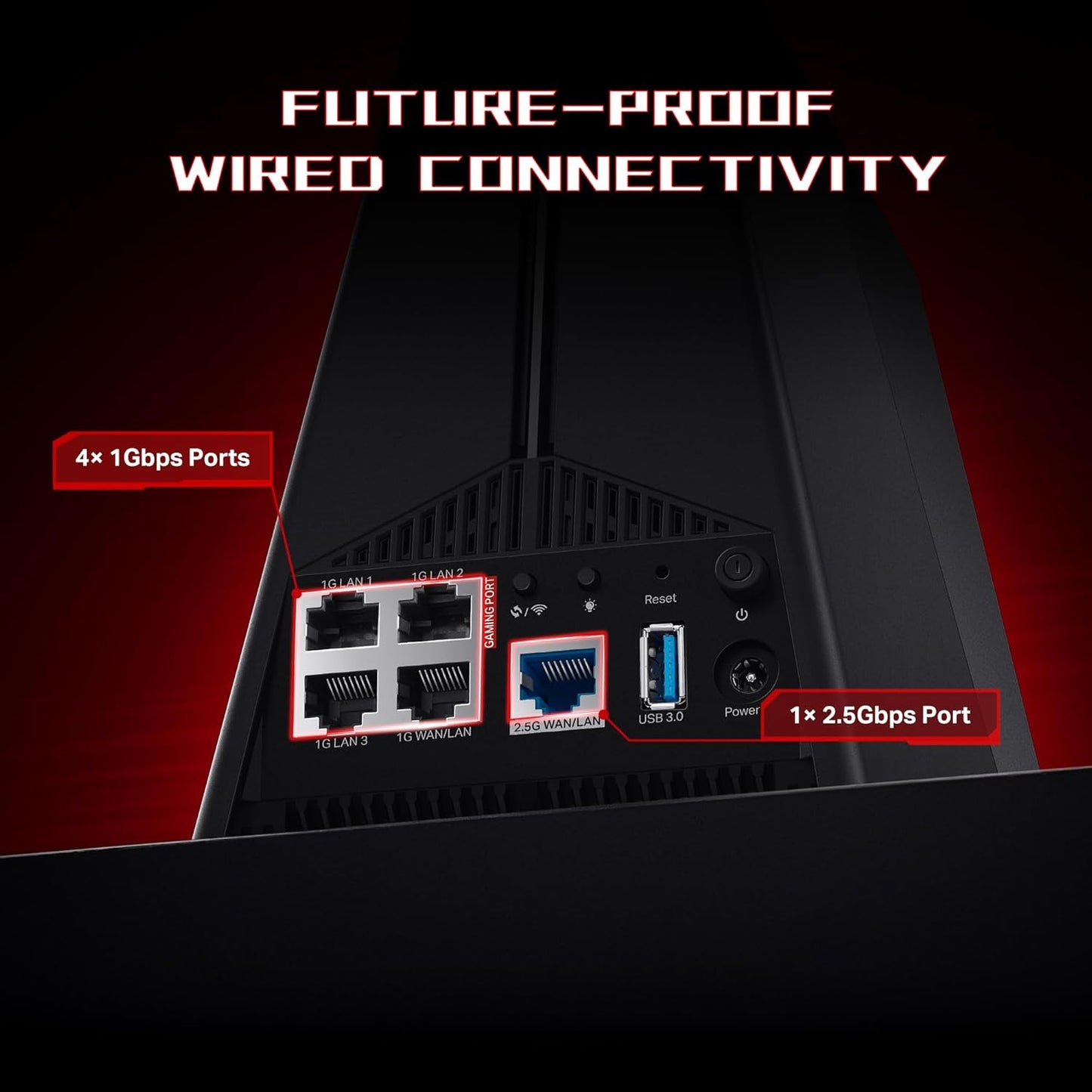 TP-Link Archer GXE75 AXE5400 Tri-Band Wi-Fi 6E Gaming Router - New Condition