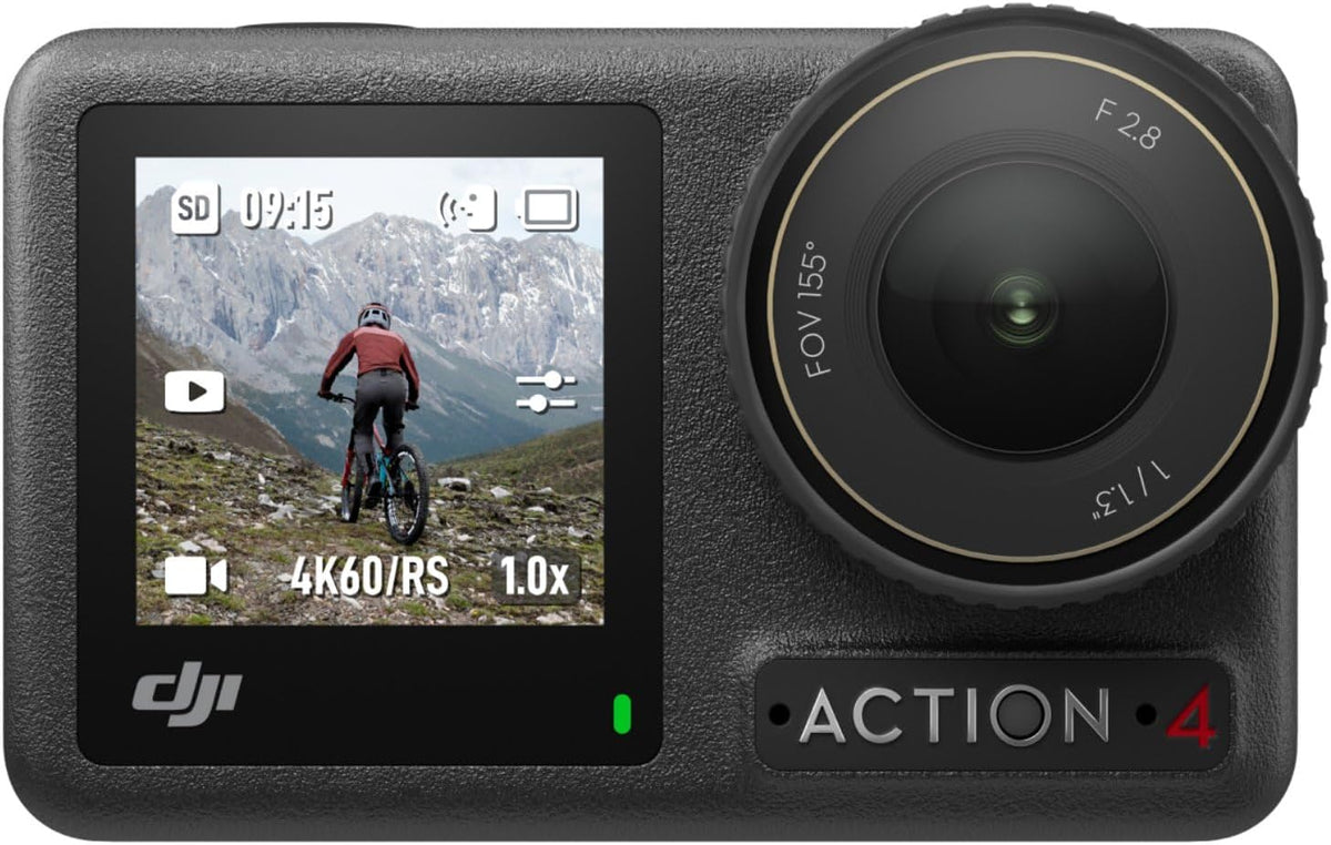 DJI Osmo Action 4 Standard Combo – 4K/120fps, 1/1.3" Sensor - New Condition