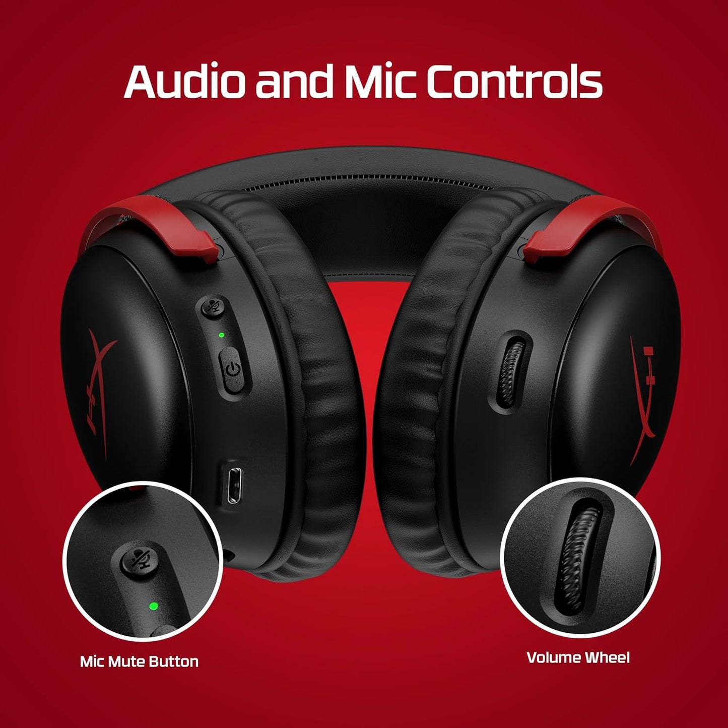 HyperX Cloud III Wireless Gaming Headset – 120Hr Battery, DTS Audio, 2.4GHz - Excellent Condition