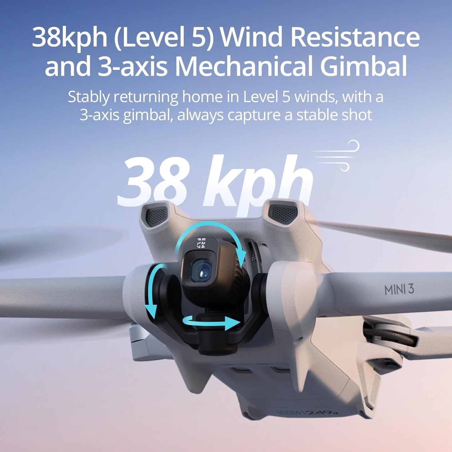 DJI Mini 3 Drone - Lightweight and Foldable Mini Camera Drone with 4K HDR Video, 38-min Flight Time - New Condition