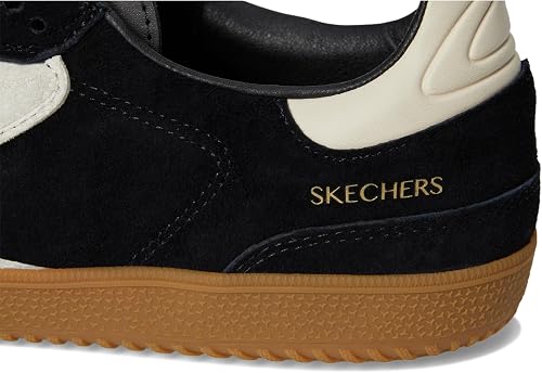 Skechers Court Classics Air-Cooled Memory Foam Women’s Shoes – Black, UK 5.5 / US 8.5 - New Condition