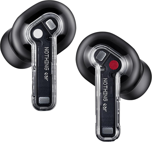 Nothing Ear Wireless Earbuds with Smart ANC & ChatGPT Integration - Black - Excellent Condition