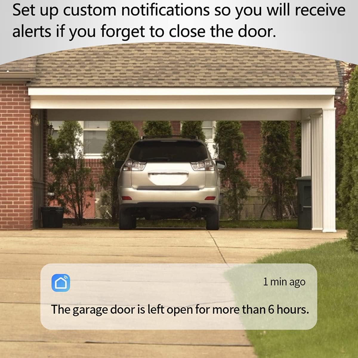 Connect SmartHome Wi-Fi Garage Door Opener Controller with App Control - New Condition