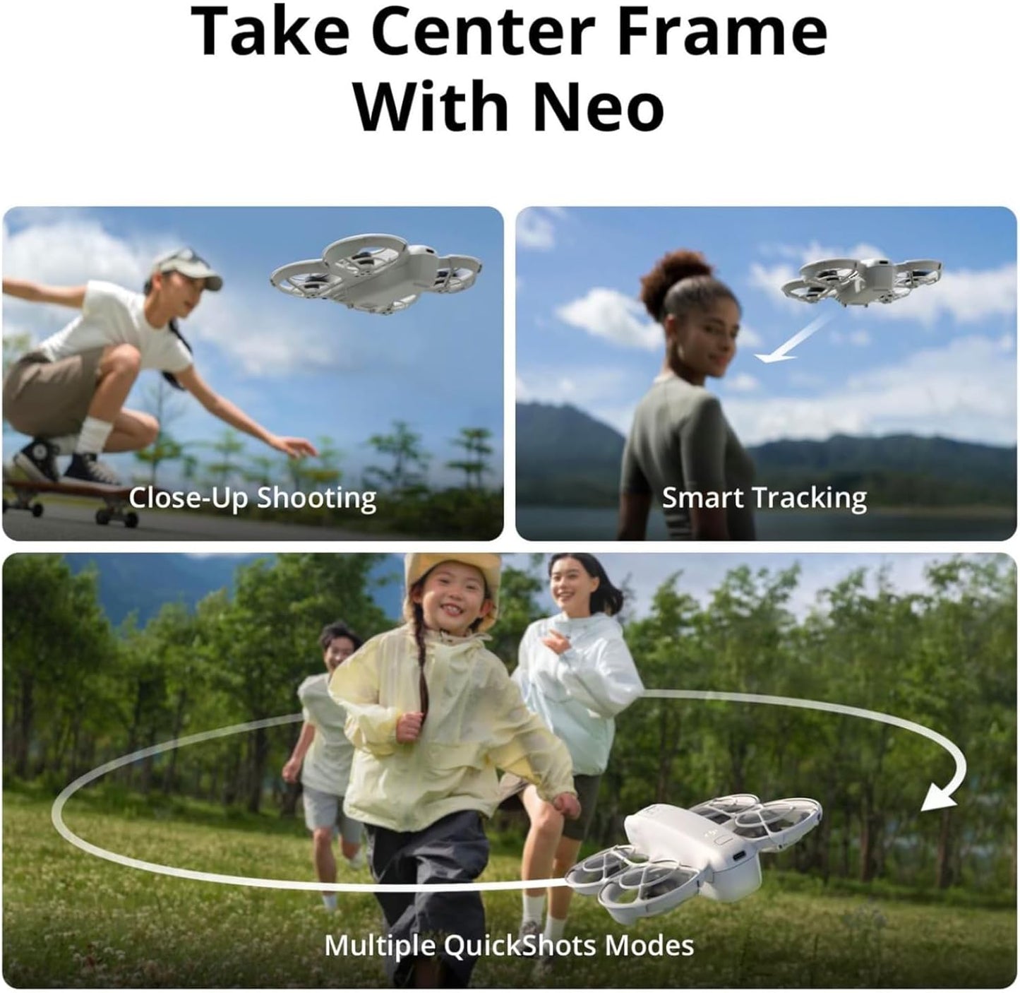 DJI Neo Mini Drone – 4K UHD Camera, Auto Follow, Palm Takeoff, 135g Lightweight - Excellent Condition